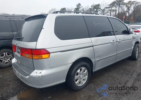 2002 Honda Odyssey Ex-L z USA, uszkodzony, nr VIN 2HKRL18032H575773